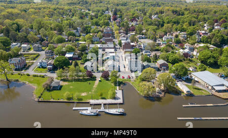 The Village of Athens, Upstate New York State, USA Stock Photo