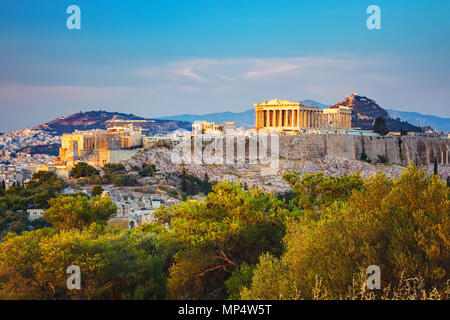 Acropolis in Athens, Greece Stock Photo