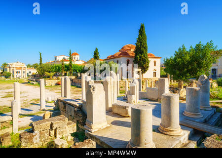 Roman Agora in Athens, Greece Stock Photo