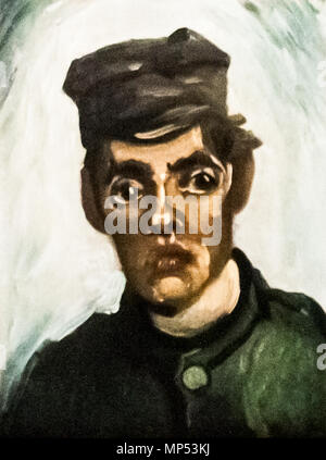 Deutsch Kopf Eines Jungen Bauern March 1885 1222 Vincent Van Gogh Head Of A Young Peasant In A Peaked Cap Stock Photo Alamy