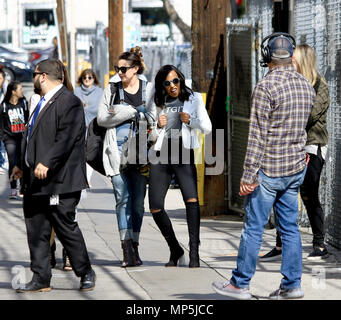 Celebrities spotted at the 'Jimmy Kimmel Live!' studios Featuring
