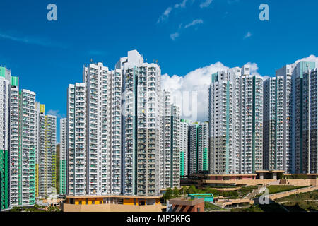Public housing in Hong Kong Stock Photo