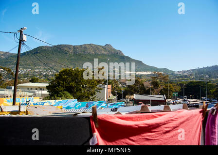 In south Africa, near cape-town, Imizamo Yethu township (Xhosa, meaning Our Efforts and commonly known as Mandela Park), is an informal settlement in  Stock Photo