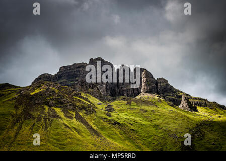 Old Man of Storr, Isle of Skye mountains - Scotland, UK Stock Photo