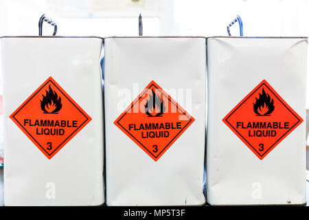 Flammable liquid, Flammable liquid warning sign, Flammable liquid sign,  combustible liquid, combustible liquid warning sign, Flammable liquid warning Stock Photo