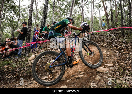 21st Commonwealth Games, Mountain Biking, Gold Coast, Queensland Stock Photo