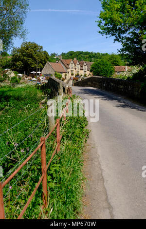 The Inn at Freshford. Freshford is a village in the Avon valley near Bath in somerset england UK Stock Photo