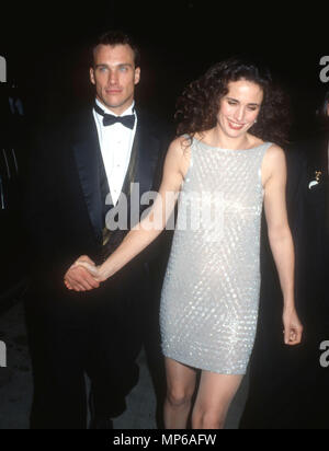 Andie MacDowell at the 48th Annual Golden Globe Awards, 1991 File