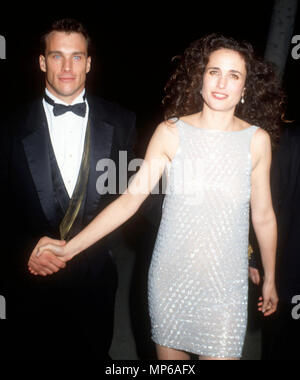 Andie MacDowell at the 48th Annual Golden Globe Awards, 1991 File