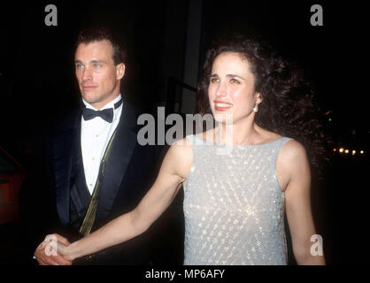 Andie MacDowell at the 48th Annual Golden Globe Awards, 1991 File