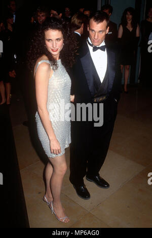 Andie MacDowell at the 48th Annual Golden Globe Awards, 1991 File