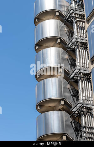 The Lloyd's building  is the home of the insurance institution Lloyd's of London. It is located Lime Street, in London's main financial district, the 