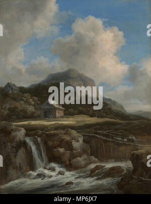 Jacob Van Ruisdael - Mountain Torrent Stock Photo - Alamy