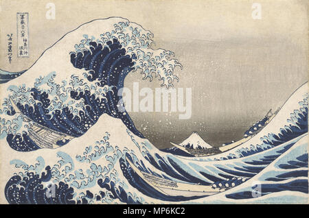 Hokusai wave waves hi-res stock photography and images - Alamy