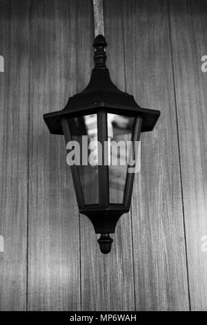 Antique lantern for interior photo in black and white Stock Photo