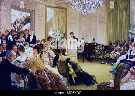 English An aristocratic Parisian salon in the nineteenth century