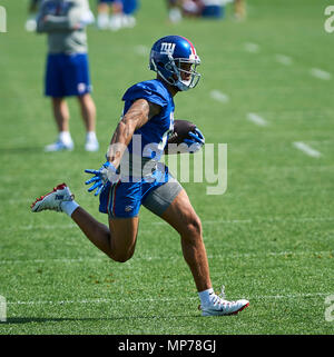 East Rutherford, New Jersey, USA. 21st May, 2018. New York Giants' wide  receiver Odell Beckham Jr (13) during organized team activities at the  Quest Diagnostics Training Center in East Rutherford, New Jersey.