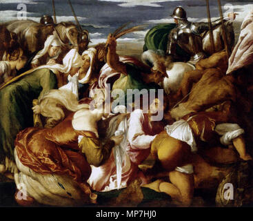 The Road to Calvary  between 1550 and 1555.   686 Jacopo da Ponte - The Road to Calvary - WGA01441 Stock Photo