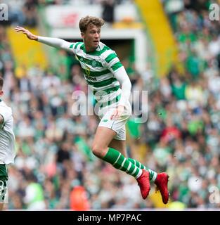 Celtic Jack Hendry during the testimonial match at Celtic Park, Glasgow. PRESS ASSOCIATION Photo. Picture date: Sunday May 20, 2018. See PA story soccer Celtic. Photo credit should read: Jeff Holmes/PA Wire. Stock Photo