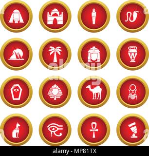 Egypt travel icons set, simple style Stock Vector Image & Art - Alamy