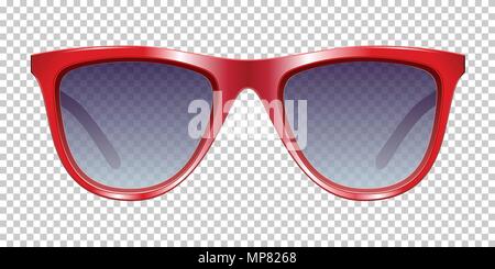 sun glasses vector illustration realistic Stock Vector