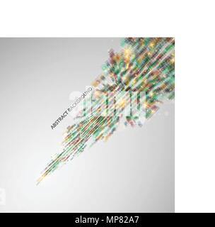 Abstract of dark high colorful geometric lines vector background in technology design pattern with golden glitter effects.  Brochure, banner, backdrop Stock Vector