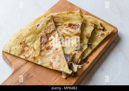 Circassian, Cherkes or Cerkes Borek with Potato called Velibah. Trditional Food. Stock Photo