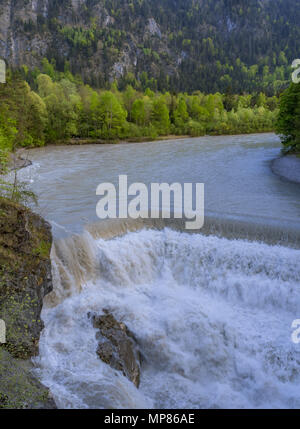 Lech Falls bear Füssen, Bavaria, Germany Stock Photo