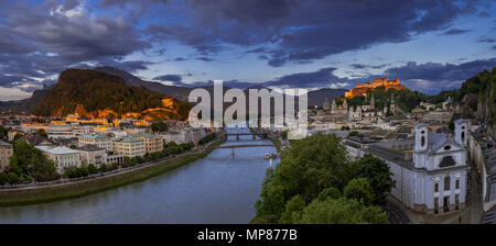 Historic town centre of Salzburg, Austria Stock Photo