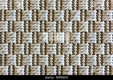 Beautiful square patterns in a textile Stock Photo