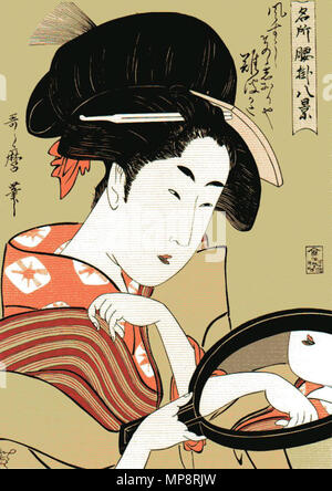 歌麿 浮世絵 Ukiyo-e Print by Utamaro