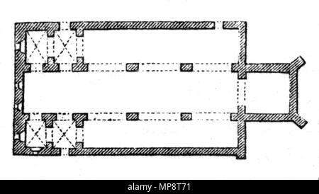 Klosterkirche Reinhausen Grundriss Stock Photo - Alamy