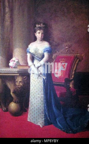 786 La reina María Cristina de Habsburgo-Lorena (Ayuntamiento de Jaén) Stock Photo