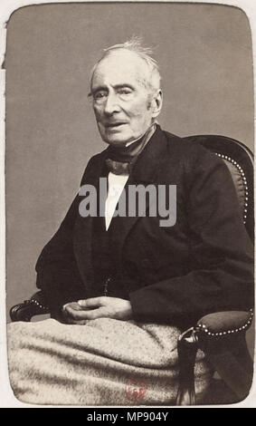 . Français : Alphonse de Lamartine (1790-1869) English: Alphonse de Lamartine (1790-1869) . circa 1865.   789 Lamartine photography Stock Photo