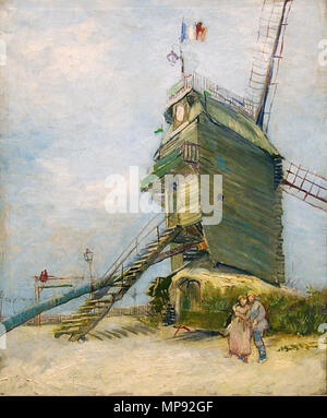 Le Moulin de la Galette   1886.   1237 Vincent van Gogh - Le Moulin de la Galette, 1886 Stock Photo