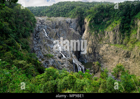 Barron Falls which is a tourist attraction near Cairns Australia Stock Photo