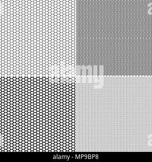 Vector Fishnet pattern in ornamental style. Set vector seamless pattern stockings kapron pattern Stock Vector