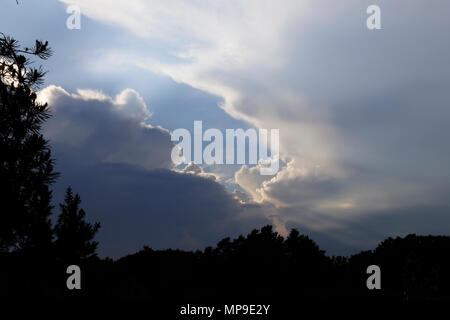 Clouds in blue sky Stock Photo