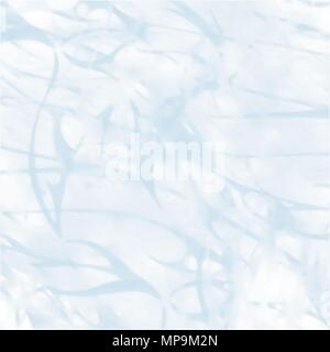 blue watercolor abstract water surface pattern, vector illustration Stock Vector