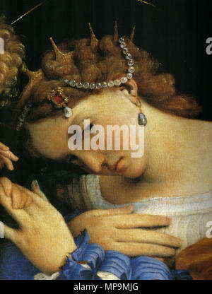 The Mystical marriage of Saint Catherine 1523. 819 Lorenzo Lotto - The ...