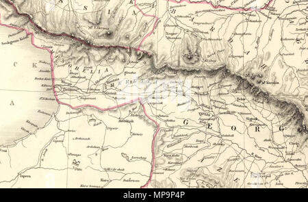 . English: Sharpe's Corresponding Maps. Russia at the Caucasus. London - Published by Chapman and Hall, 186 Strand, 1847. Divisional Series. 1847. John Sharpe (1777-1860);   Joseph Wilson Lowry  (1803–1879)    Alternative names Lowry, J.W.  Description British engraver  Date of birth/death 7 October 1803 10 June 1879  Authority control  : Q6288013 VIAF: 41690671 ISNI: 0000 0000 7379 2871 ULAN: 500056859 LCCN: nr90023562 NLA: 35891264 WorldCat 828 Lowry, J.W.; Sharpe, J. Russia at the Caucasus. 1847 (B) Stock Photo