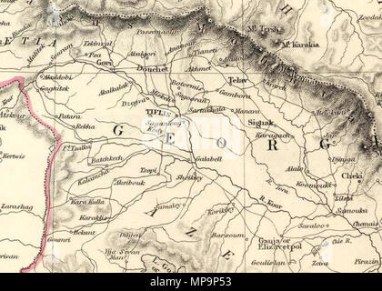 . English: Sharpe's Corresponding Maps. Russia at the Caucasus. London - Published by Chapman and Hall, 186 Strand, 1847. Divisional Series. 1847. John Sharpe (1777-1860);   Joseph Wilson Lowry  (1803–1879)    Alternative names Lowry, J.W.  Description British engraver  Date of birth/death 7 October 1803 10 June 1879  Authority control  : Q6288013 VIAF: 41690671 ISNI: 0000 0000 7379 2871 ULAN: 500056859 LCCN: nr90023562 NLA: 35891264 WorldCat 828 Lowry, J.W.; Sharpe, J. Russia at the Caucasus. 1847 (D) Stock Photo