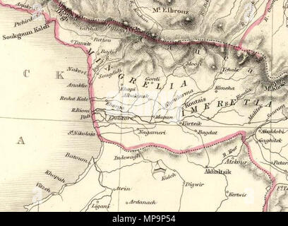 . English: Sharpe's Corresponding Maps. Russia at the Caucasus. London - Published by Chapman and Hall, 186 Strand, 1847. Divisional Series. 1847. John Sharpe (1777-1860);   Joseph Wilson Lowry  (1803–1879)    Alternative names Lowry, J.W.  Description British engraver  Date of birth/death 7 October 1803 10 June 1879  Authority control  : Q6288013 VIAF: 41690671 ISNI: 0000 0000 7379 2871 ULAN: 500056859 LCCN: nr90023562 NLA: 35891264 WorldCat 828 Lowry, J.W.; Sharpe, J. Russia at the Caucasus. 1847 (C) Stock Photo