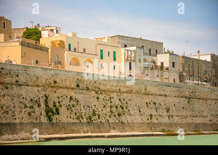 View of small town Otranto, province of Lecce in the Salento peninsula, Puglia, Italy Stock Photo