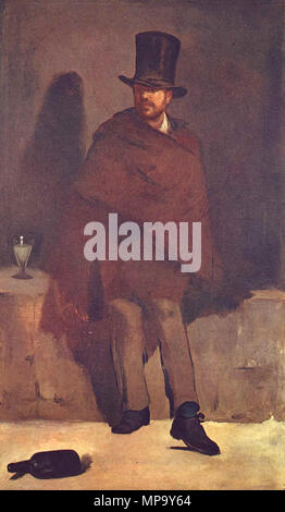 The Absinthe Drinker   between 1858 and 1859.   848 Manet, Edouard - The Absinthe Drinker Stock Photo