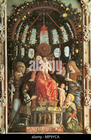 'Madonna of Victory' by Andrea Mantegna is a Renaissance masterpiece ...