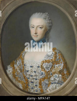 .  English: Portrait of Archduchess Maria Anna of Austria (1738–1789) . 18th century.   856 Maria Anna of Austria by Bernard