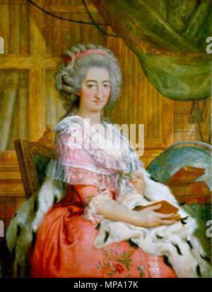 English Portrait of Maria Beatrice d Este Duchess of Massa 1750