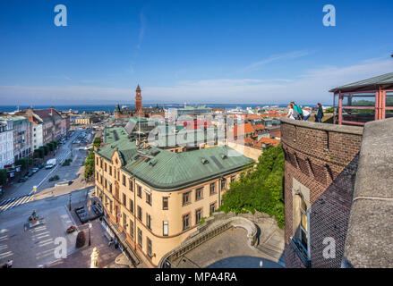 Battlements of the Karnan, Helsingborg, Sweden Stock Photo ...