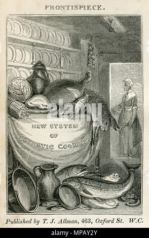 Mrs Rundell Frontispiece Stock Photo - Alamy